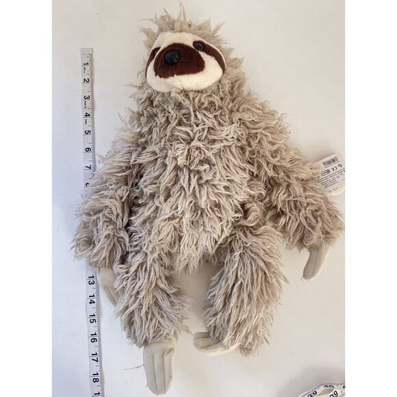 Wild Republic THREE TOED SLOTH 12" Plush Cuddlekins Stuffed Animal Toy - Picture 6 of 6